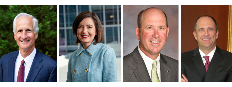 Submitted headshots for the 2025-2027 UGA Foundation Board of Trustees officers.