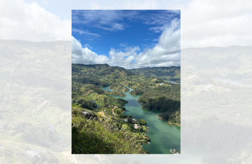 photo of a colorful latin country