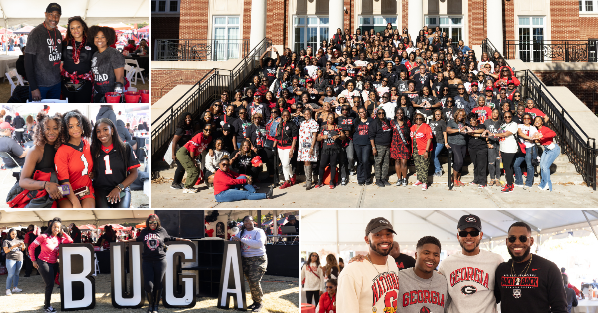 Collage of Black Alumni Council's Homecoming tailgate