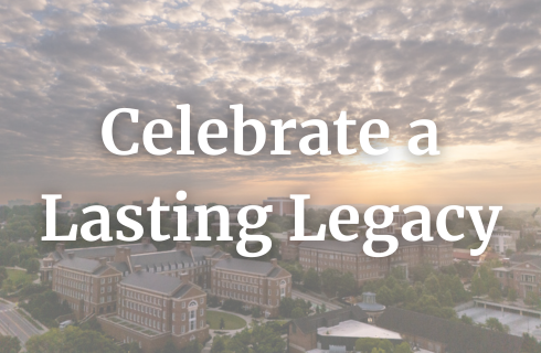 graphic that says "celebrate a lasting legacy"