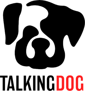 talking dog logo