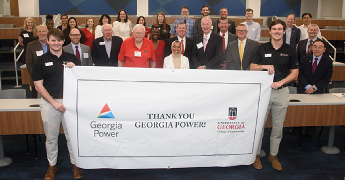 UGA College of Engineering dedicates Georgia Power Auditorium - Give to UGA