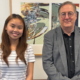 School of Computing student, Hannah Le, with Greg Lavender