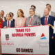 Kim Greene, Georgia Power chairman, president and CEO, meets with UGA President Jere W. Morehead and others to celebrate UGA and Georgia Power's partnership.