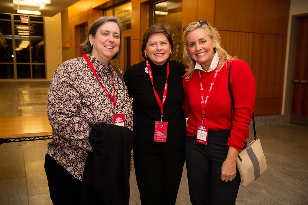 Dorothy Sifford (right) at a Georgia Women Give event.