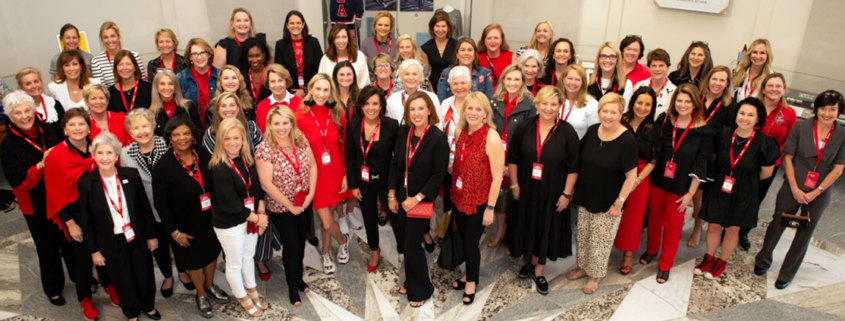 Women pose at the launch event of Georgia Women Give