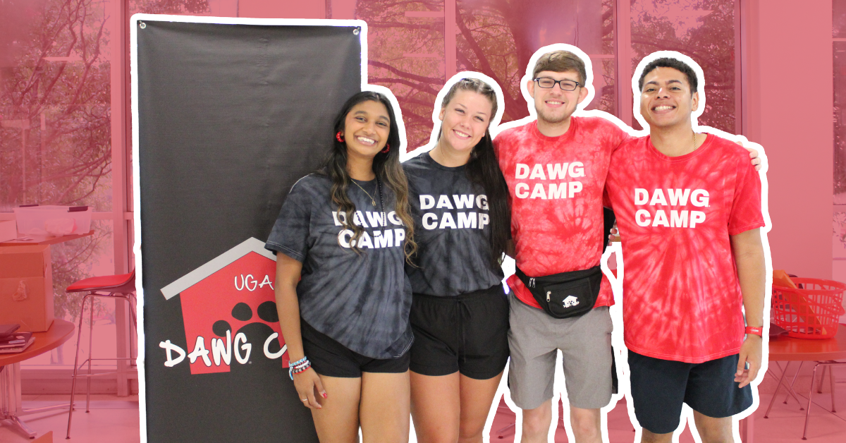 Dawg Camp counselors pose together