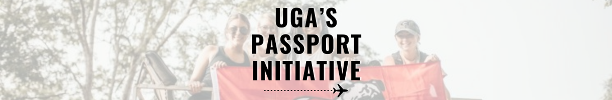 graphic for uga passport initiative