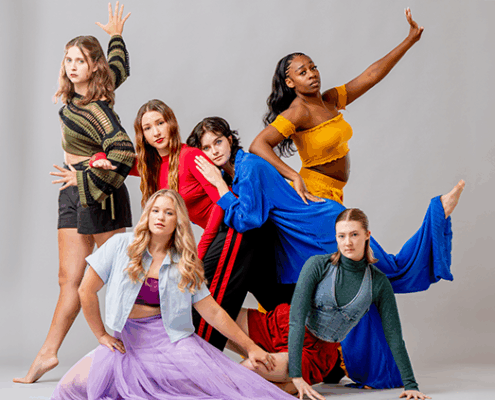 UGA Dance students pose together.