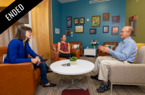 photo of three professors at the CARE Center