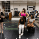 photo of theatre students performing