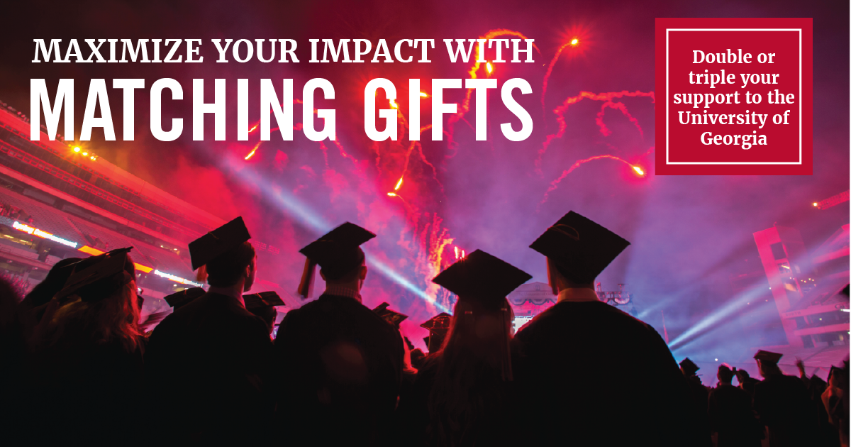 Maximize your impact to UGA with your employer's matching gifts program.