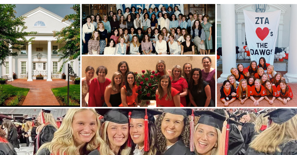 collage of Zeta Tau Alpha photos