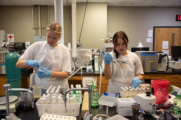 CPH students researching